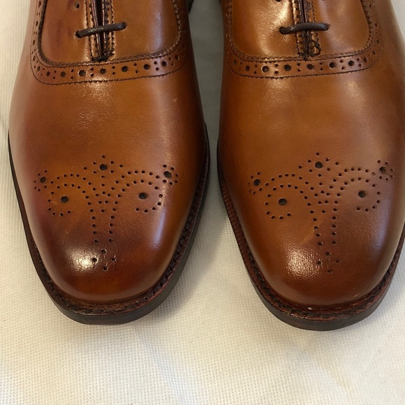 New men’s size 9E Allen Edmonds Cornwallis dress shoes in Walnut leather in box main image 4